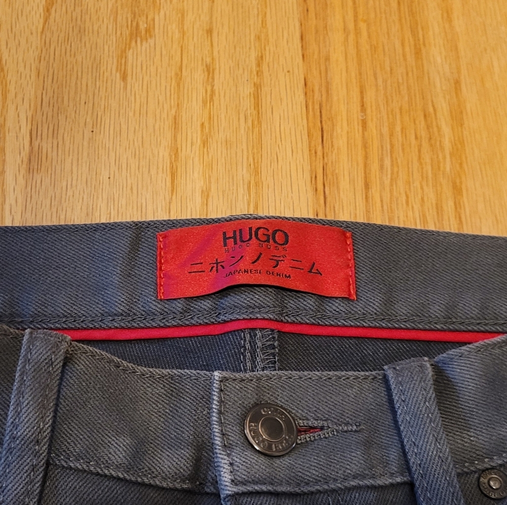 Hugo Boss Japanese Coated Denim 34 X 28 - Picture 3 of 7